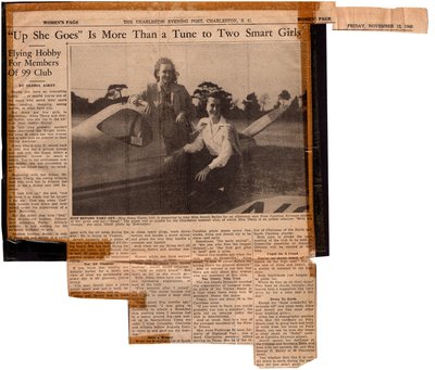 Alma Tharp and Jewell Bailey: Charleston Women Pilots — 1948