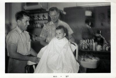 Dickey's first hair cut