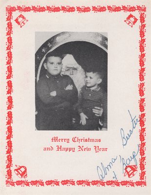 Spooky & Dickey Christmas Card