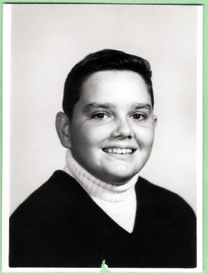 Spooky school portrait, probably ninth grade, estimated 1967