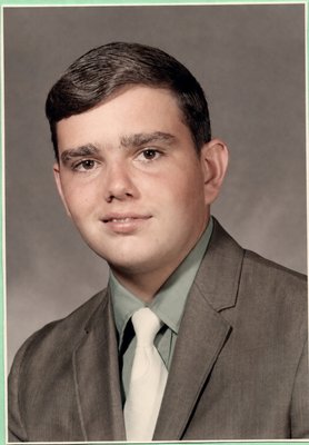 Spooky formal portrait, probably eleventh grade, 1970