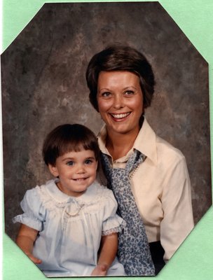 Spooky family portrait, estimated 1978