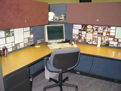 Dickey Bell’s Work Cubicle at Springs Industries – Early 2000s
