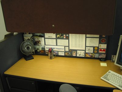 Dickey Bell’s Work Cubicle at Springs Industries – Early 2000s