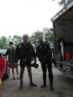 Water rescue training.