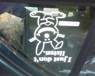 Hmmmm, maybe that's why the car is upside down.