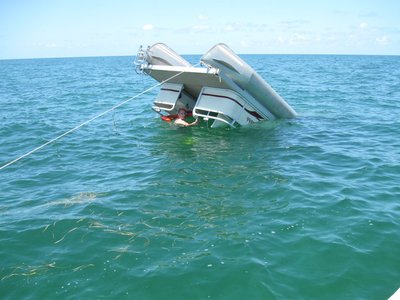 Sunk Pontoon