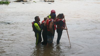 Swiftwater diamond drill.
