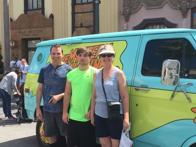 Brown Family Vacation Day 3: Universal Studios (took Kristie's son Yates with me)