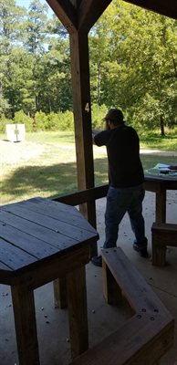 Jarred Bell at Indian Creek Rifle Range.