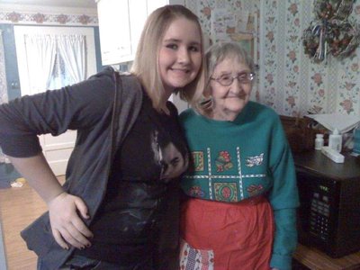 Samantha & Grandmother Brown (one of the last pics of Grandmother Brown)