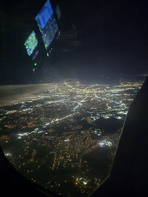 Columbia at night