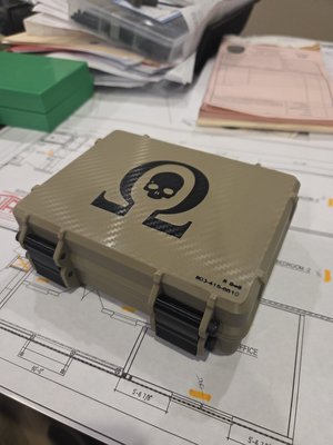 3d printed case.