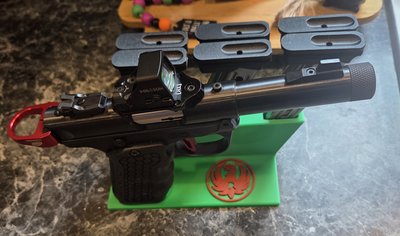 Custom 3D-printed stands make safes much more organized.