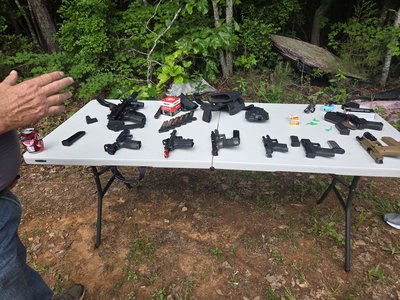 CWP class, letting students use different weapons.